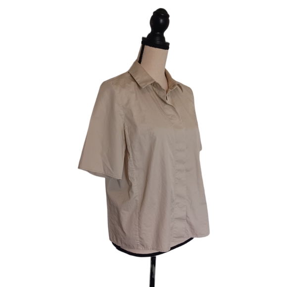 COS 100% Cotton Snap Button Cront Blouse - Picture 2 of 11